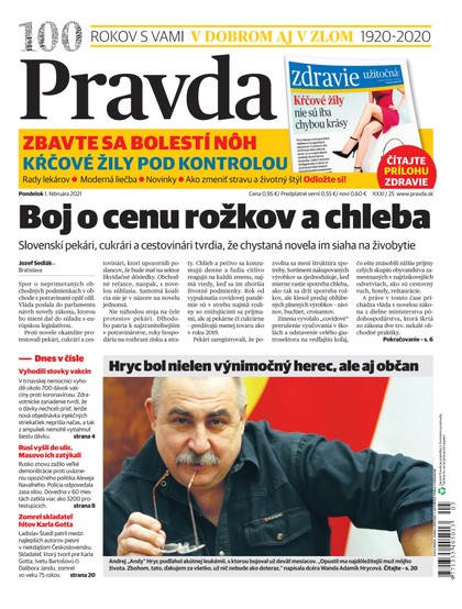 E-magazín Denník Pravda 1. 2. 2021 - OUR MEDIA SR a. s.