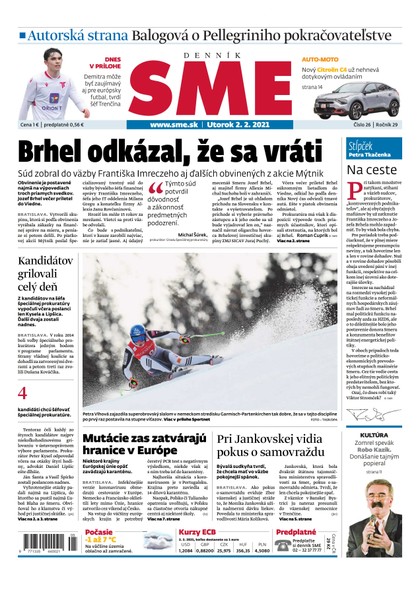 E-magazín SME 2-2-2021 - Petit Press, a.s. 