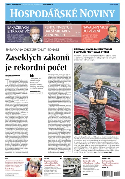 E-magazín HN 023 - 3.2.2021 - Economia, a.s.