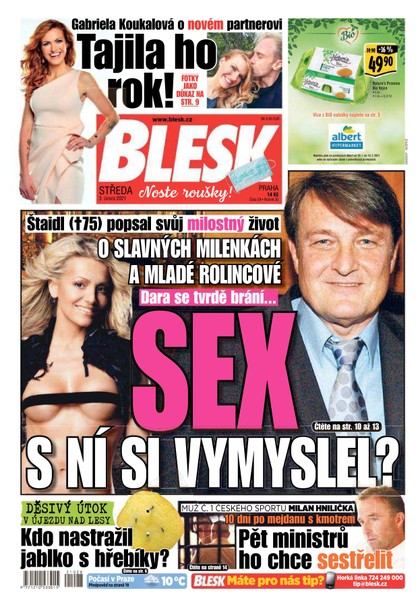 E-magazín Blesk - 3.2.2021 - CZECH NEWS CENTER a. s.