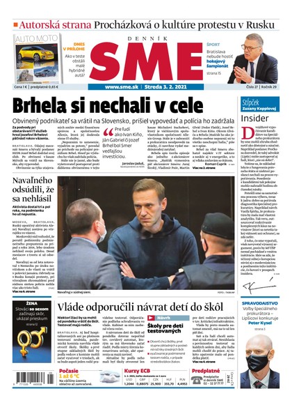 E-magazín SME 3-2-2021 - Petit Press, a.s. 