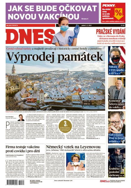 E-magazín MF DNES - 5.2.2021 - MAFRA, a.s.