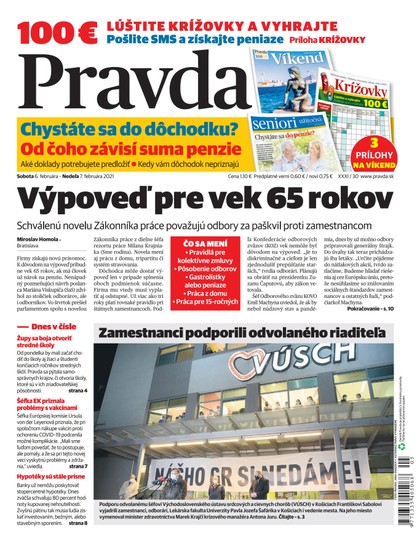 E-magazín Denník Pravda 6. 2. 2021 - OUR MEDIA SR a. s.