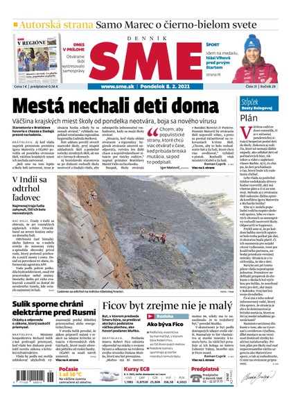 E-magazín SME 8-2-2021 - Petit Press, a.s. 