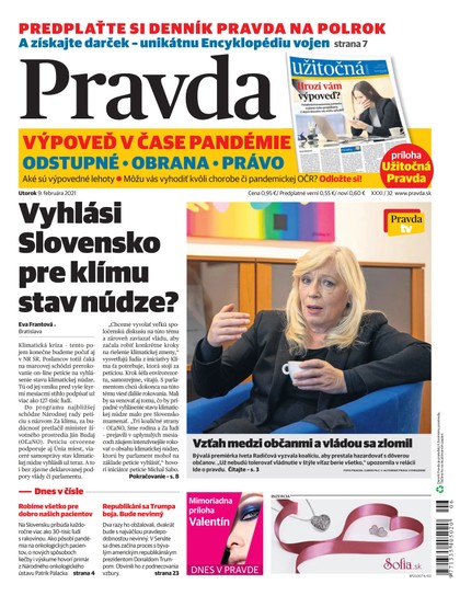 E-magazín Denník Pravda 9. 2. 2021 - OUR MEDIA SR a. s.