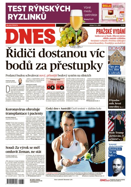 E-magazín MF DNES - 10.2.2021 - MAFRA, a.s.