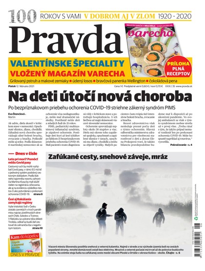 E-magazín Denník Pravda 12. 2. 2021 - OUR MEDIA SR a. s.
