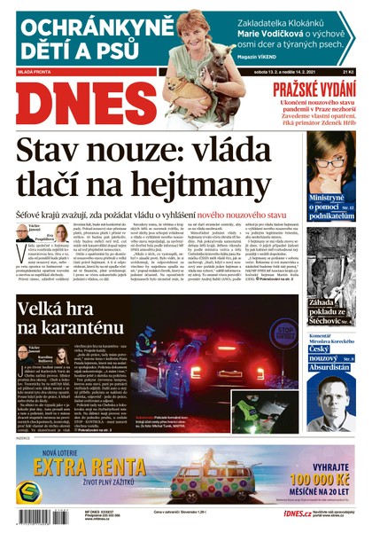 E-magazín MF DNES - 13.2.2021 - MAFRA, a.s.