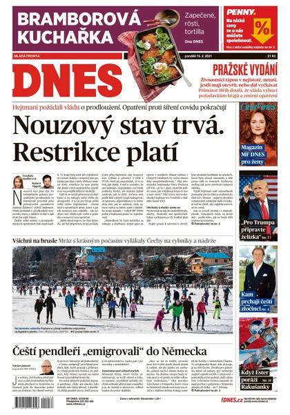 E-magazín MF DNES - 15.2.2021 - MAFRA, a.s.