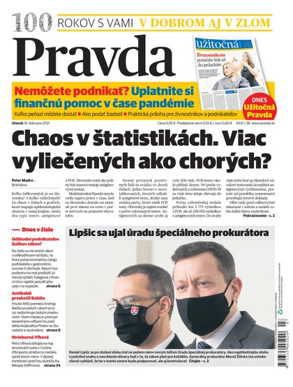 E-magazín Dennik Pravda 16. 2. 2021 - OUR MEDIA SR a. s.
