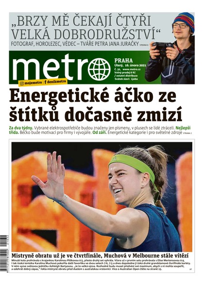 E-magazín METRO - 16.2.2021 - MAFRA, a.s.