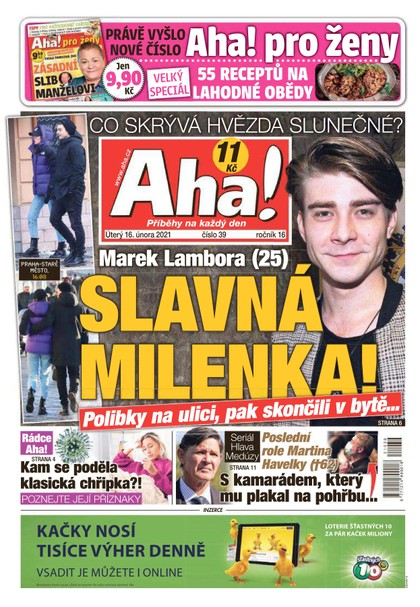 E-magazín AHA! - 16.2.2021 - CZECH NEWS CENTER a. s.