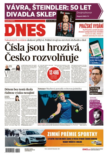 E-magazín MF DNES - 18.2.2021 - MAFRA, a.s.