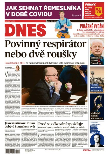 E-magazín MF DNES - 19.2.2021 - MAFRA, a.s.