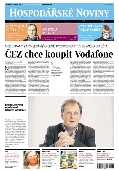 E-magazín HN 036 - 22.02.2021 - Economia, a.s.