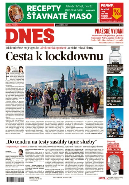 E-magazín MF DNES - 22.2.2021 - MAFRA, a.s.