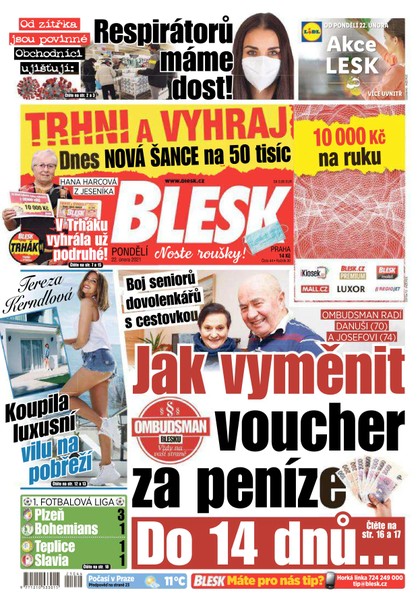 E-magazín Blesk - 22.2.2021 - CZECH NEWS CENTER a. s.