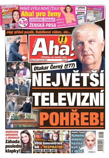 E-magazín AHA! - 23.2.2021 - CZECH NEWS CENTER a. s.