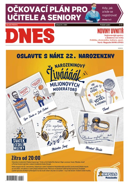E-magazín MF DNES - 24.2.2021 - MAFRA, a.s.