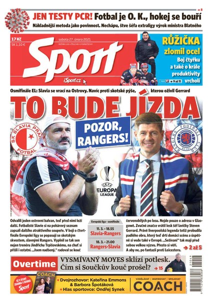 E-magazín Sport - 27.2.2021 - CZECH NEWS CENTER a. s.