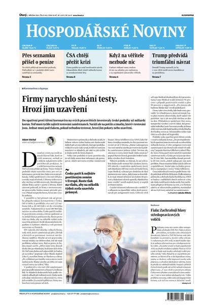E-magazín HN 042 - 2.3.2021 - Economia, a.s.
