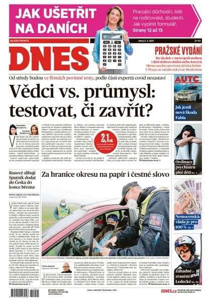 E-magazín MF DNES - 2.3.2021 - MAFRA, a.s.