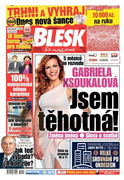 E-magazín Blesk - 2.3.2021 - CZECH NEWS CENTER a. s.