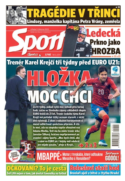 E-magazín Sport - 3.3.2021 - CZECH NEWS CENTER a. s.