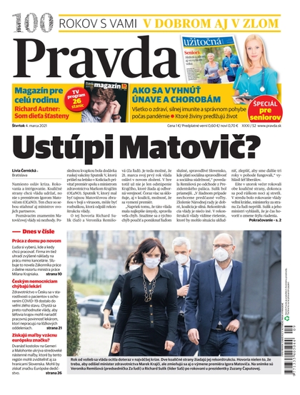 E-magazín Denník Pravda 4. 3. 2021 - OUR MEDIA SR a. s.
