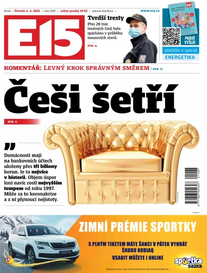 E-magazín E15 - 4.3.2021 - CZECH NEWS CENTER a. s.