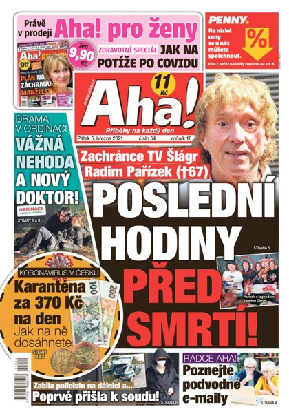 E-magazín AHA! - 5.3.2021 - CZECH NEWS CENTER a. s.