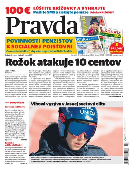 E-magazín Denník Pravda 6. 3. 2021 - OUR MEDIA SR a. s.