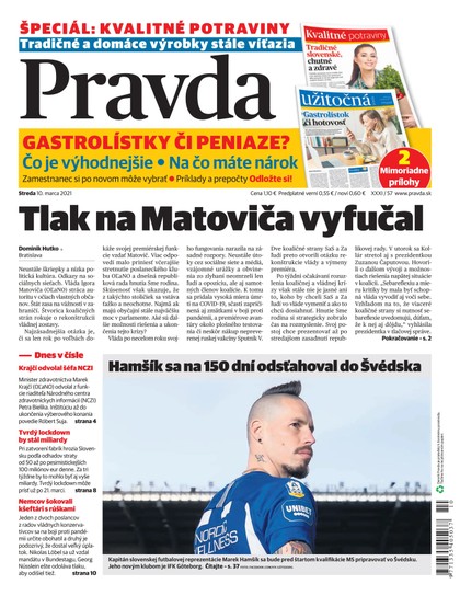 E-magazín Denník Pravda 10. 3. 2021 - OUR MEDIA SR a. s.