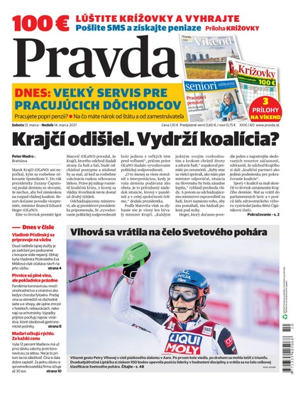 E-magazín Denník Pravda 13. 3. 2021 - OUR MEDIA SR a. s.