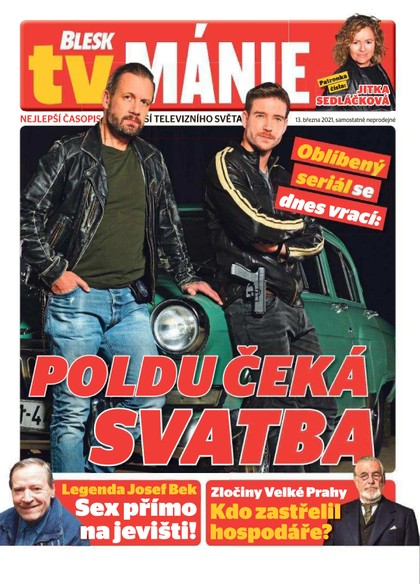 E-magazín Blesk Tv manie - 13.3.2021 - CZECH NEWS CENTER a. s.