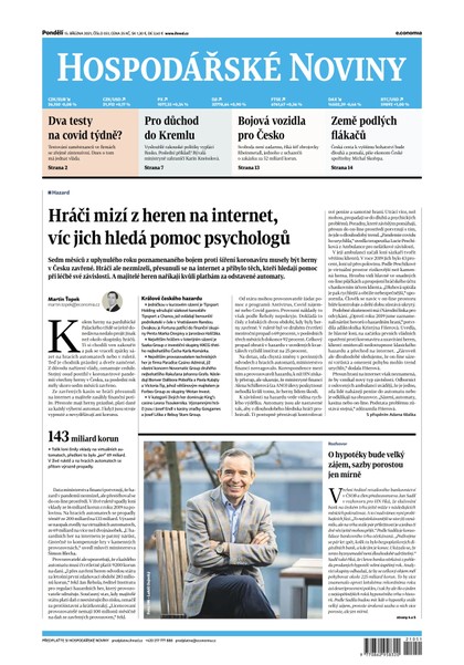 E-magazín HN 051 - 15.3.2021 - Economia, a.s.