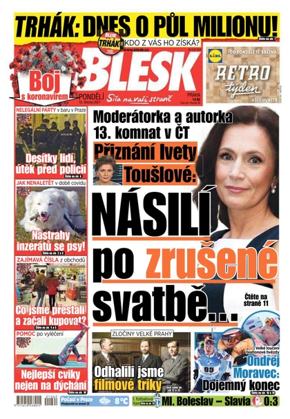 E-magazín Blesk - 15.3.2021 - CZECH NEWS CENTER a. s.