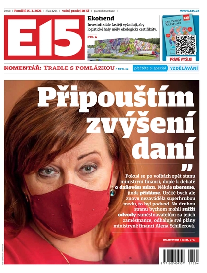 E-magazín E15 - 15.3.2021 - CZECH NEWS CENTER a. s.