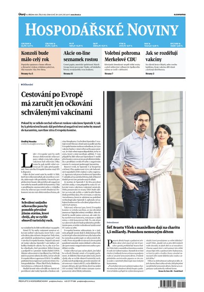 E-magazín HN 052 - 16.03.2021 - Economia, a.s.