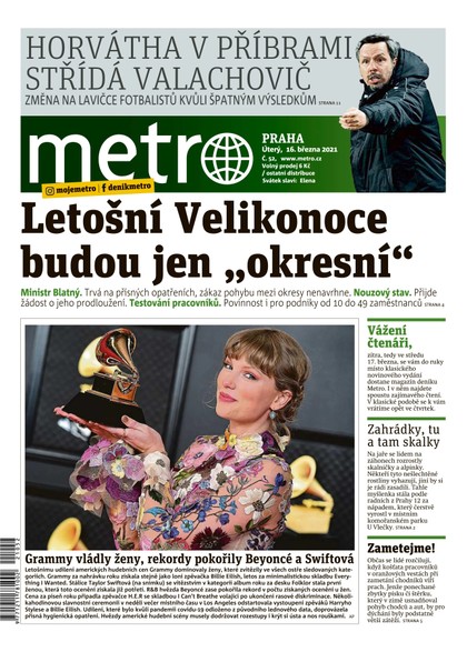 E-magazín METRO - 16.3.2021 - MAFRA, a.s.