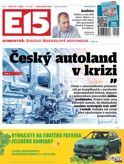 E-magazín E15 - 16.3.2021 - CZECH NEWS CENTER a. s.