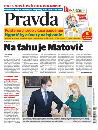 E-magazín Dennik Pravda 17. 3. 2021 - OUR MEDIA SR a. s.
