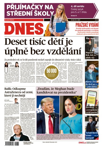 E-magazín MF DNES - 18.3.2021 - MAFRA, a.s.