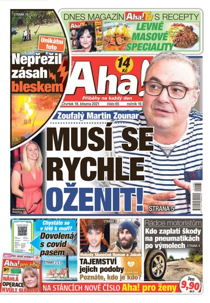 E-magazín AHA! - 18.3.2021 - CZECH NEWS CENTER a. s.