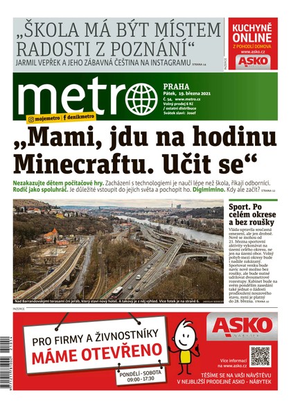 E-magazín METRO - 19.3.2021 - MAFRA, a.s.