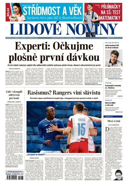 E-magazín LN - 20.3.2021 - MAFRA, a.s.