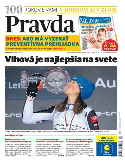 E-magazín Dennik Pravda 22. 3. 2021 - OUR MEDIA SR a. s.