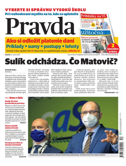 E-magazín Denník Pravda 23. 3. 2021 - OUR MEDIA SR a. s.