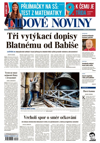 E-magazín LN - 23.3.2021 - MAFRA, a.s.