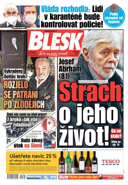 E-magazín Blesk - 23.3.2021 - CZECH NEWS CENTER a. s.